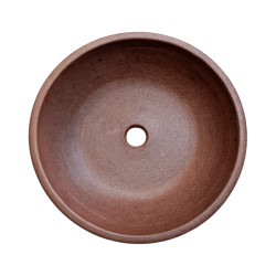 Pot Bonsai Rond Terre Cuite S 25x8