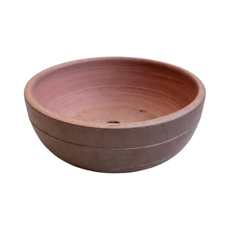 Pot Bonsai Rond Terre Cuite M 34x12cm