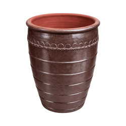 Pot Haut Terre Cuite Émaillée D43xH70cm