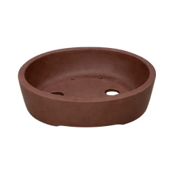 Pot Bonsaï Ovale en Terre Cuite 15cm