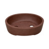 Pot Bonsaï Ovale en Terre Cuite 15cm