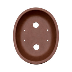 Pot Bonsaï Ovale en Terre Cuite 15cm