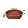 Pot bonsaï ovale – 15 cm