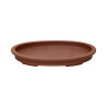 Plateau Bonsaï Ovale en Terre Cuite 19,5cm