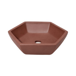 Pot Bonsaï Hexagonal en Terre Cuite 13cm