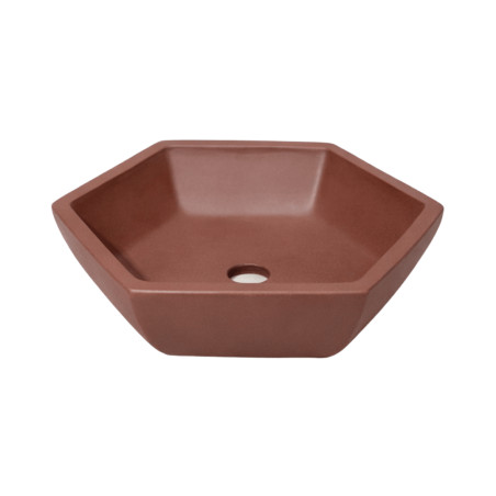 Pot Bonsaï Hexagonal en Terre Cuite 13cm