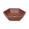 Pot Bonsaï Hexagonal en Terre Cuite 13cm