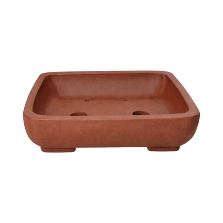 Pot Bonsaï Rectangle en Terre Cuite 17cm