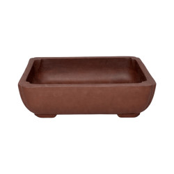 Pot Bonsaï Rectangle en Terre Cuite 14cm