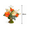 Composition florale artificielle 40cm