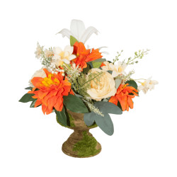 Composition florale artificielle 40cm