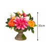 Composition florale artificielle 35cm