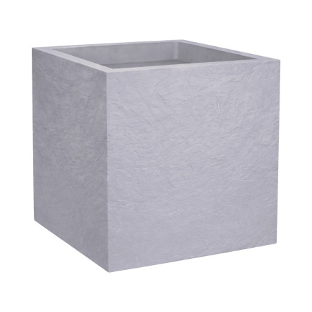 Jardinière Carrée Gris Béton Claire 30cm