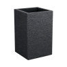 Pot carré haut Gris anthracite 36L