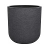 Pot rond noir texturé 32,5L 40cm