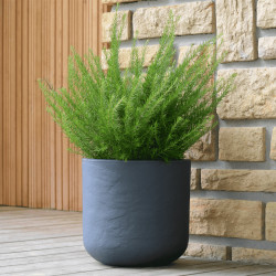 Pot rond Gris anthracite 32,5L