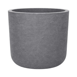 Pot rond gris texturé 32,5L 40cm