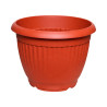 Pot Rond Strié Terracotta 10,4L