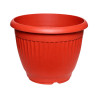 Pot Rond Strié Terracotta 14,6L