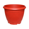 Pot Rond Strié Terracotta 22,4L 