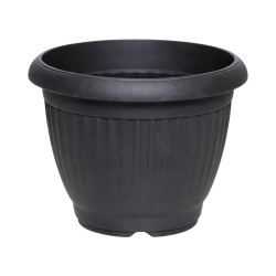 Pot Rond Strié Café 2,6L