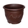 Pot rond café décor floral 16L 