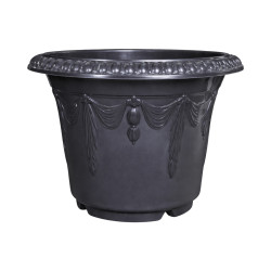 Pot Rond Noir Décor Classique 179L