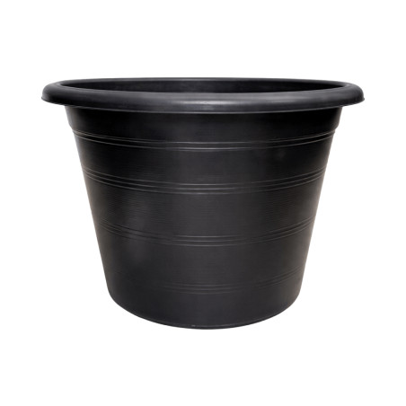 Pot rond noir 31,6L 42cm