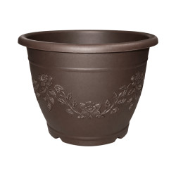 Pot rond café décor fleurs 4,1L 
