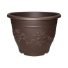Pot rond café décor fleurs 4,7L 