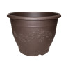 Pot rond café décor fleurs 8.8L 