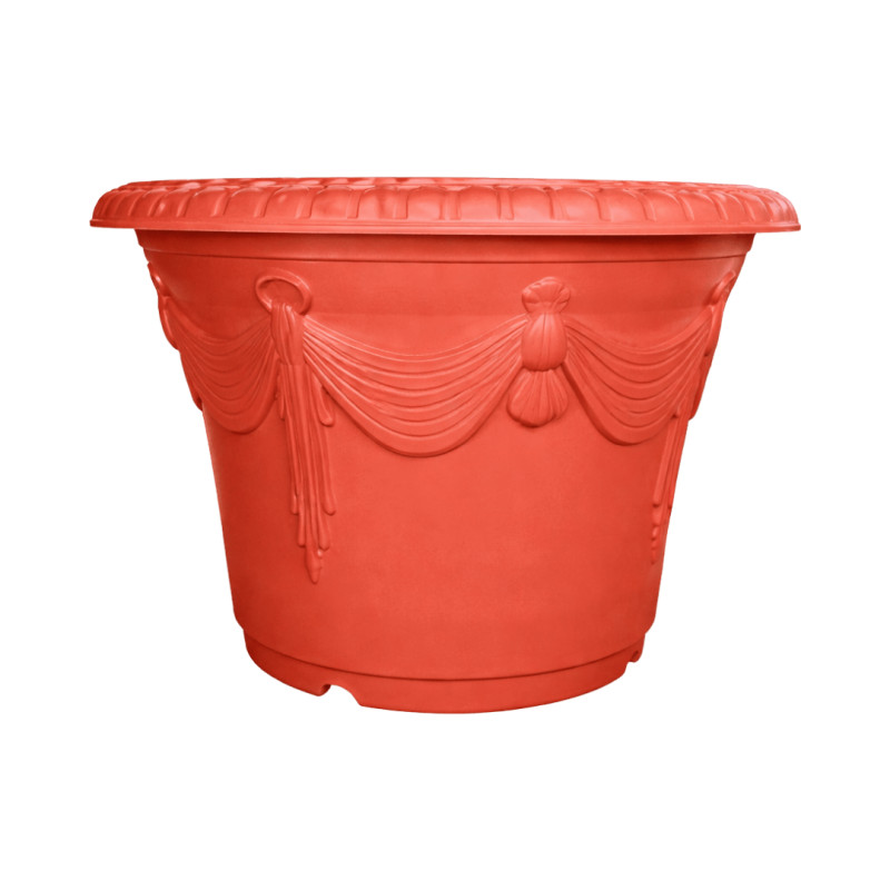 Pot rond terracotta 332,6L décor classique