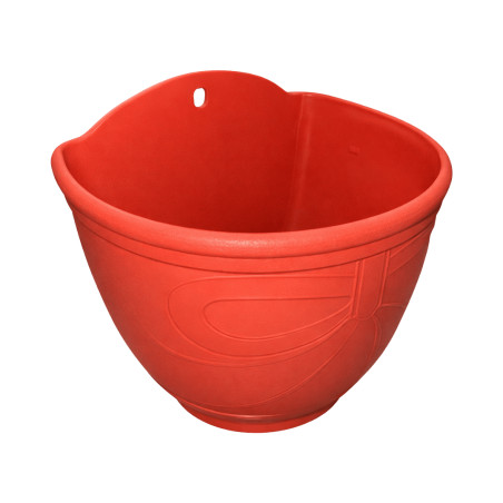 Pot mural demi-rond terracotta 21,5cm