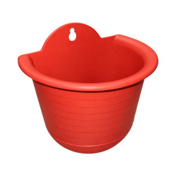 Pot mural demi-rond terracotta 19,5cm