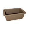 Pot bonsaï rectangulaire café 0,25L