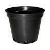 Pot rond noir 0,1L