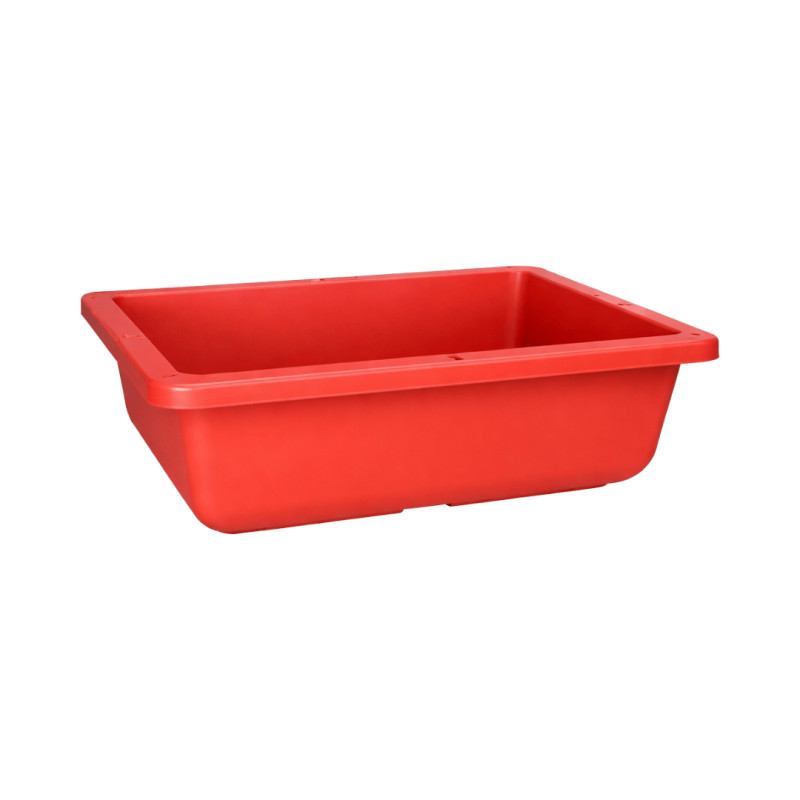 Jardinière rectangulaire terracotta sans trou 67L