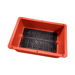 Jardinière rectangulaire terracotta 67L