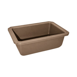 Pot bonsaï rectangulaire marron 0,5 L – 15 × 10,8 cm
