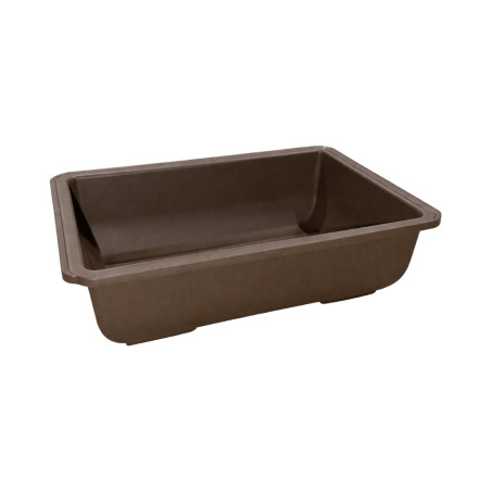 Pot Bonsaï rectangulaire café 2L