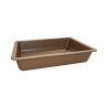 Pot bonsaï rectangulaire marron 11,7 L – 42,2 × 33,5 cm
