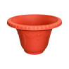 Pot Rond Décor Classique Rouge 10,9L