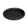 Sous-plat rond noir – Ø 11,5 cm