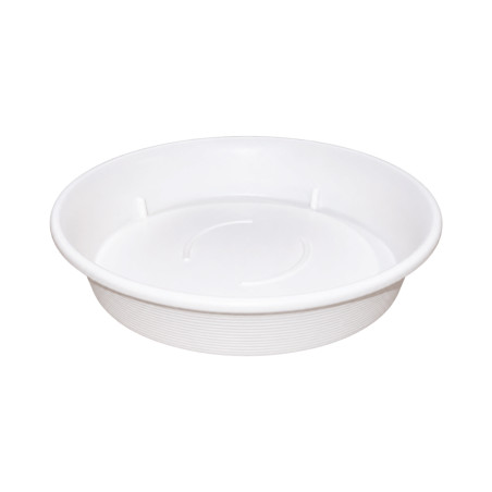 Soucoupe Ronde Blanche 18cm