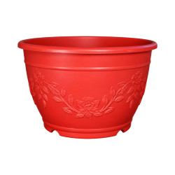 Pot Rond Décor Floral Terracotta 126,4L