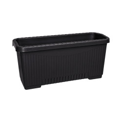 Jardinière rectangulaire noire 67 L – 70 cm