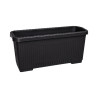Jardinière rectangulaire noire 67 L – 70 cm