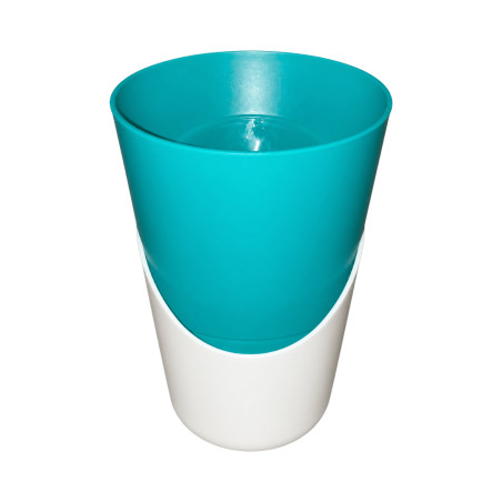 Pot Vert Turquoise avec sous-plat 0,9L