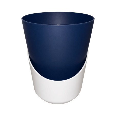 Pot Bleu nuit avec sous-plat 3,7L