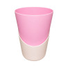 Pot Rose pastel avec sous-plat 3,7L